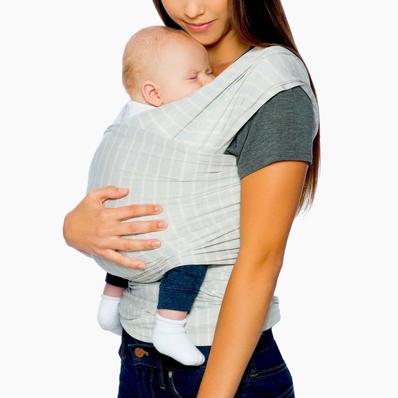 Ergobaby Aura Baby Wrap - Grey Stripes